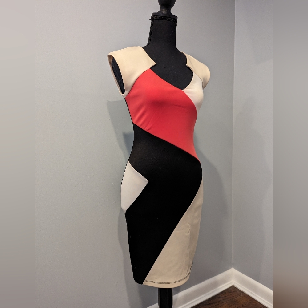 Guess Color Block Dress Size Small - image 2
